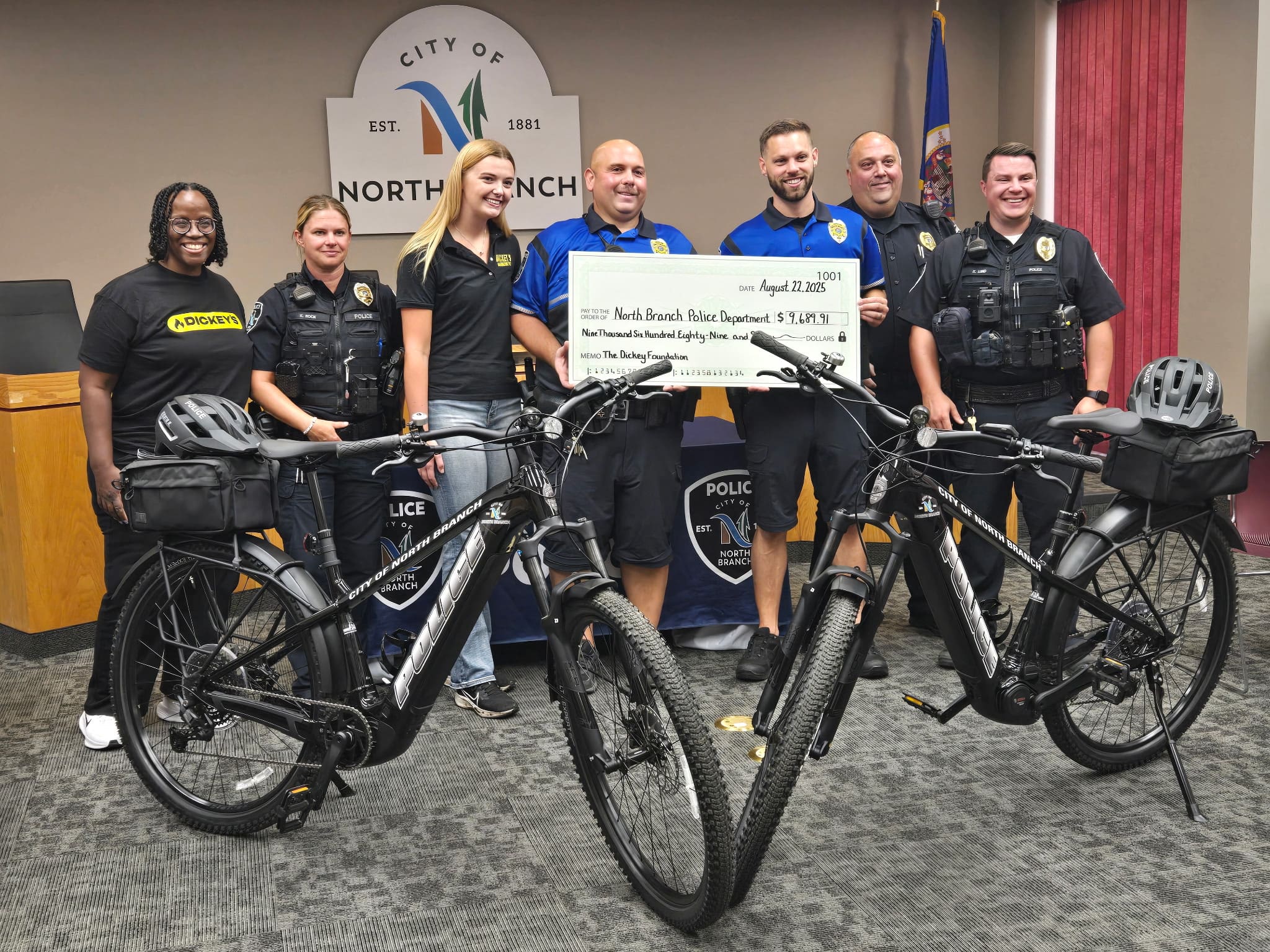 Dickey's e-bikes police blog